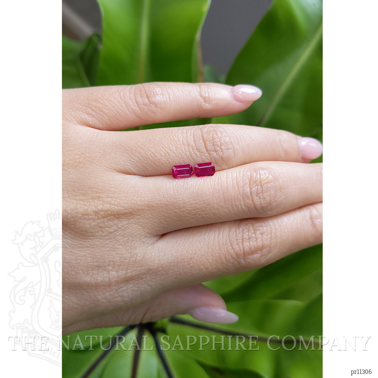 0.83 Ct.Tw. Ruby Pair from Mozambique