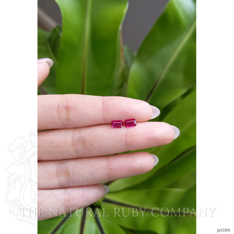 0.83 Ct.Tw. Ruby Pair from Mozambique