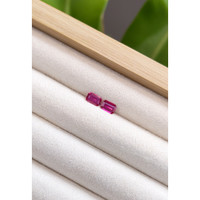 0.83&nbsp;Ct.Tw.Total Carat Weight Ruby Pair from Mozambique Life Style