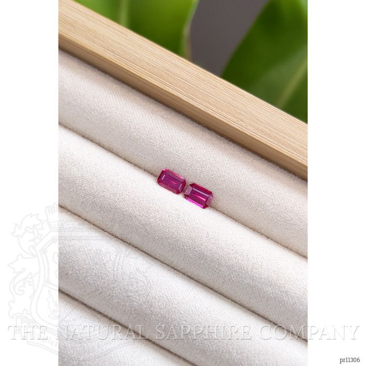 0.83 Ct.Tw. Ruby Pair from Mozambique
