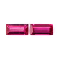 0.42 Ct.Tw.Total Carat Weight Ruby Pair from Mozambique Video