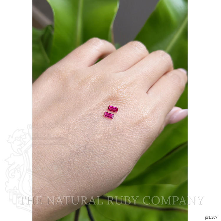 0.42 Ct.Tw. Ruby Pair from Mozambique