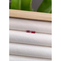 0.42&nbsp;Ct.Tw.Total Carat Weight Ruby Pair from Mozambique Life Style