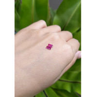 0.47 Ct.Tw.Total Carat Weight Ruby Pair from Mozambique Life Style