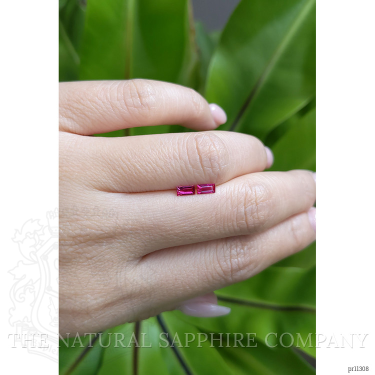 0.47 Ct.Tw. Ruby Pair from Mozambique