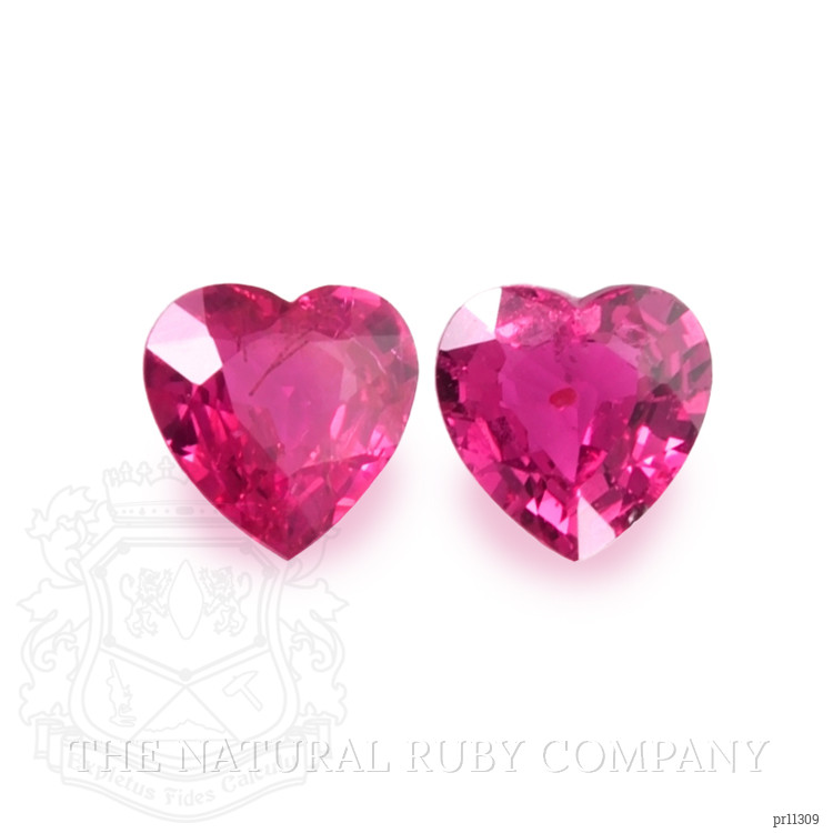 0.92 Ct.Tw. Ruby Pair from Mozambique