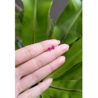 0.92 Ct.Tw.Total Carat Weight Ruby Pair from Mozambique Life Style
