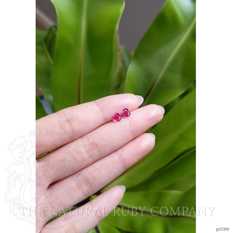 0.92 Ct.Tw. Ruby Pair from Mozambique