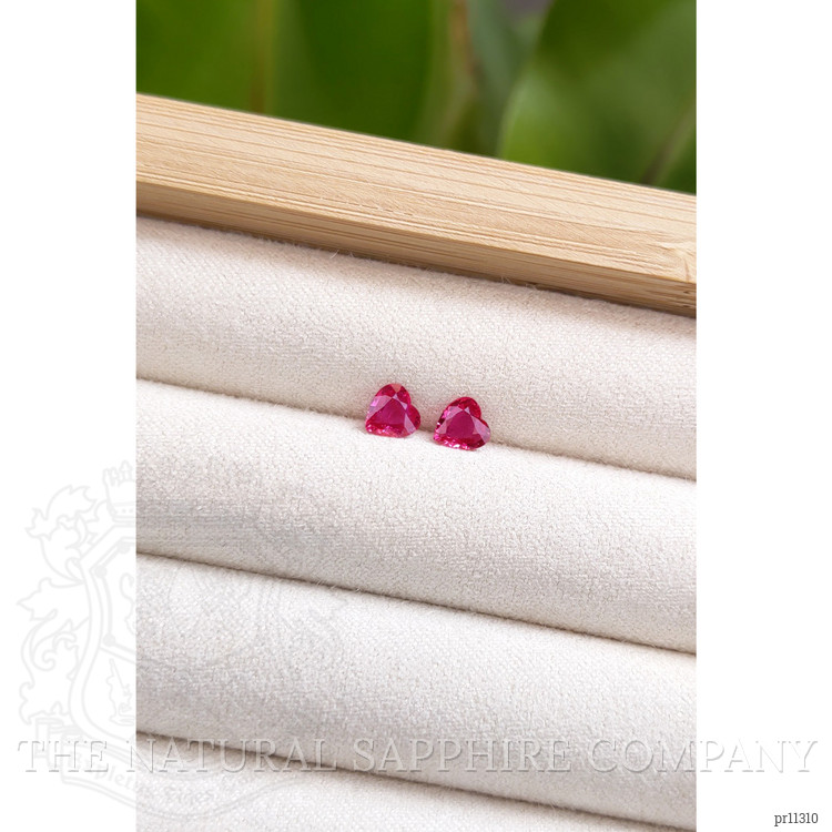 0.75 Ct.Tw. Ruby Pair from Mozambique