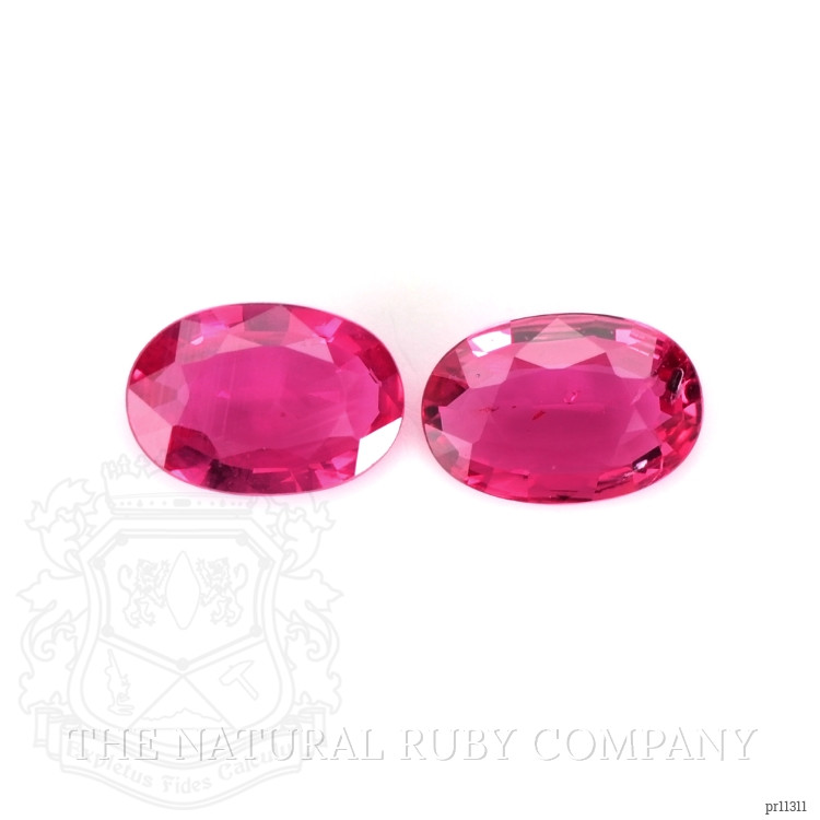 0.84 Ct.Tw. Ruby Pair from Mozambique