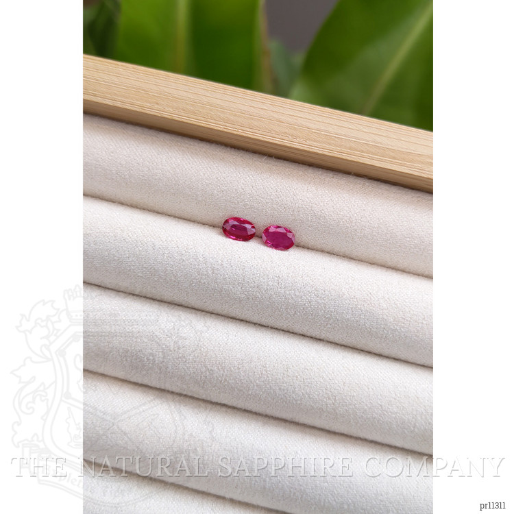 0.84 Ct.Tw. Ruby Pair from Mozambique