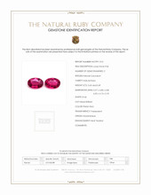 0.94 Ct.Tw.Total Carat Weight Ruby Pair from Mozambique Scan Report