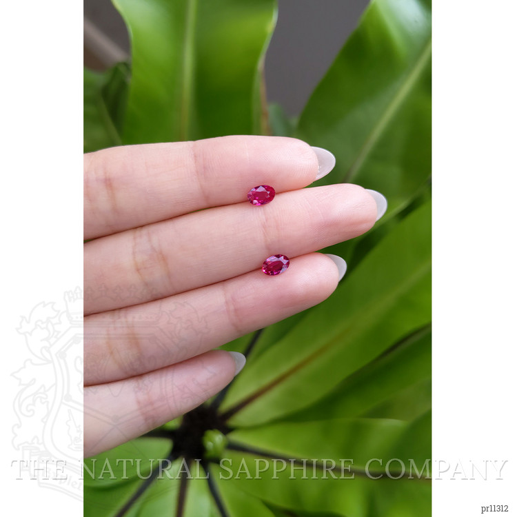 0.94 Ct.Tw. Ruby Pair from Mozambique