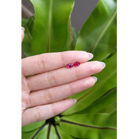 0.94 Ct.Tw.Total Carat Weight Ruby Pair from Mozambique Life Style