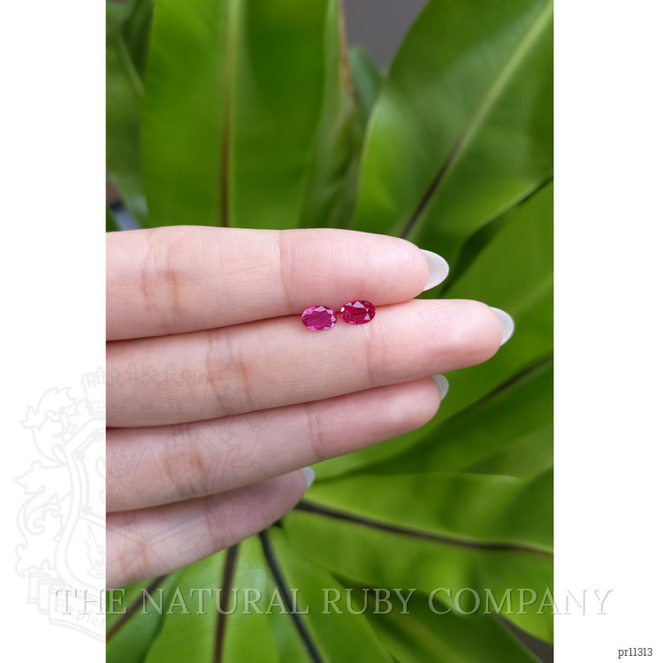 0.83 Ct.Tw. Ruby Pair from Mozambique