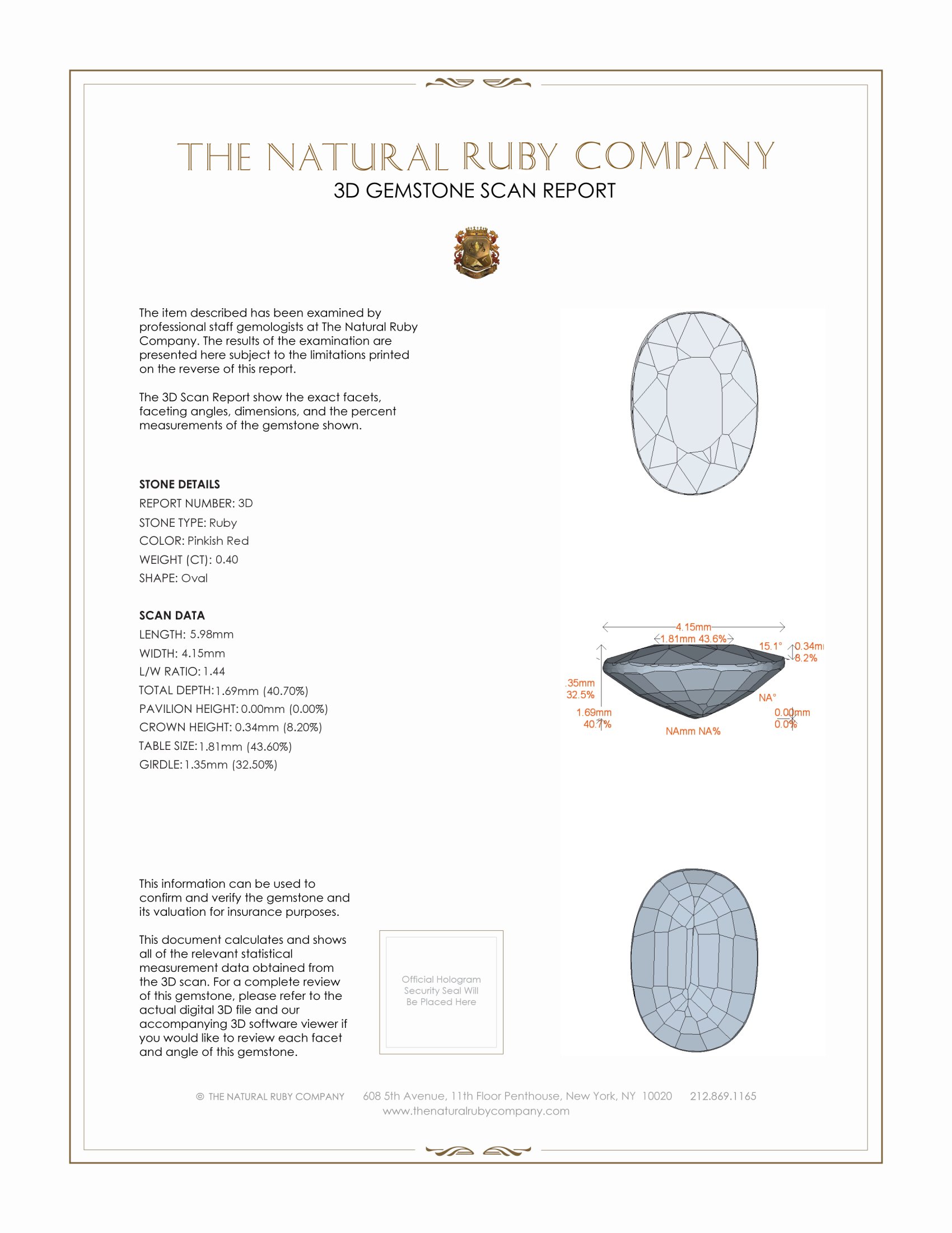 0.83 Ct.Tw. Ruby Pair from Mozambique