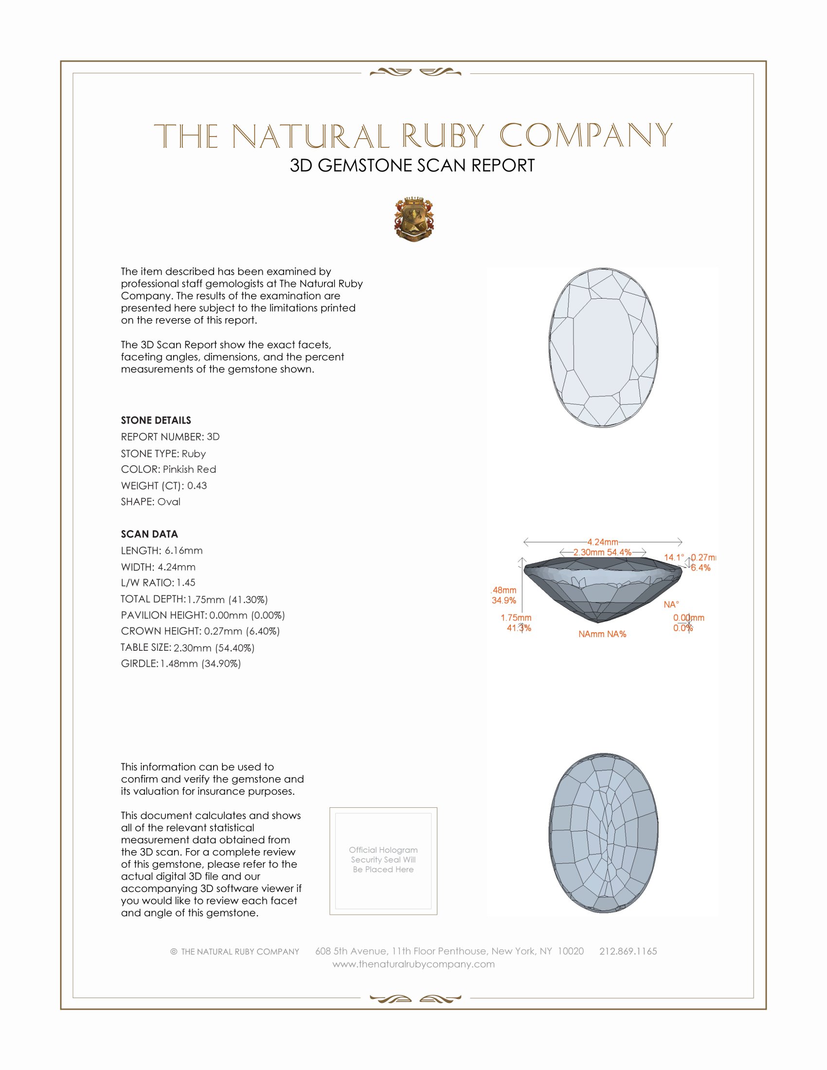 0.83 Ct.Tw. Ruby Pair from Mozambique