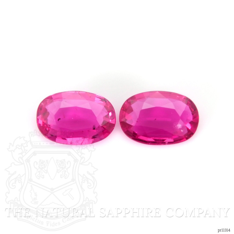 0.76 Ct.Tw. Ruby Pair from Mozambique