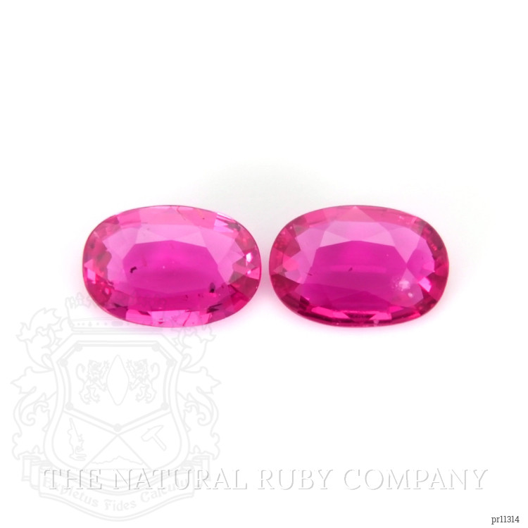0.76 Ct.Tw. Ruby Pair from Mozambique