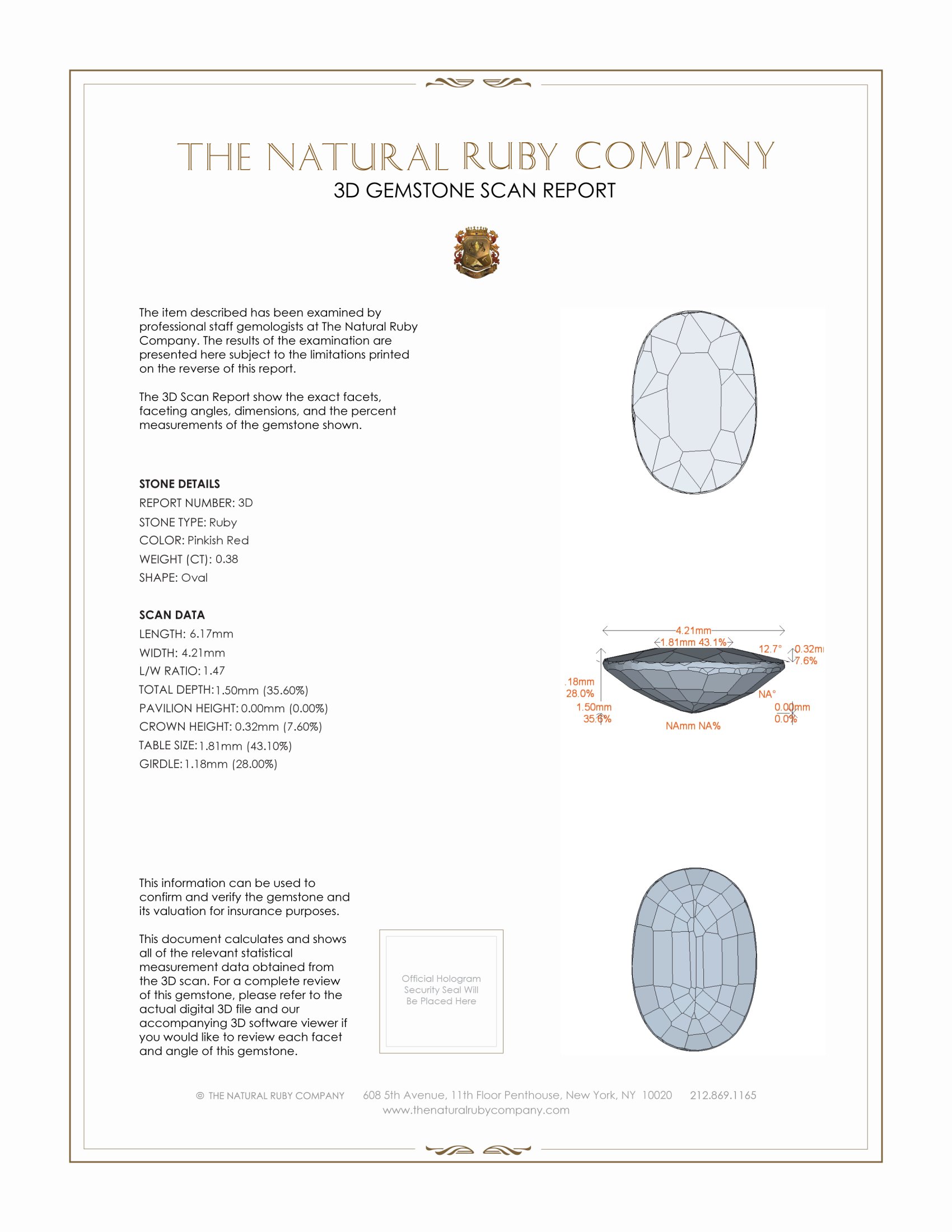 0.76 Ct.Tw. Ruby Pair from Mozambique