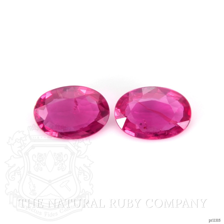 0.89 Ct.Tw. Ruby Pair from Mozambique