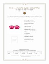 1.43&nbsp;Ct.Tw.Total Carat Weight Ruby Pair from Mozambique Scan Report