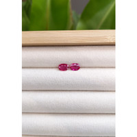 1.43 Ct.Tw.Total Carat Weight Ruby Pair from Mozambique Life Style