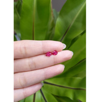 1.20&nbsp;Ct.Tw.Total Carat Weight Ruby Pair from Mozambique Life Style