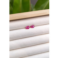 1.20&nbsp;Ct.Tw.Total Carat Weight Ruby Pair from Mozambique Life Style