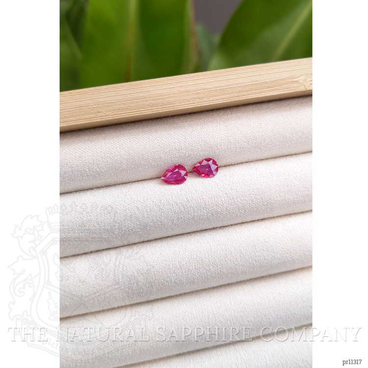 1.20 Ct.Tw. Ruby Pair from Mozambique