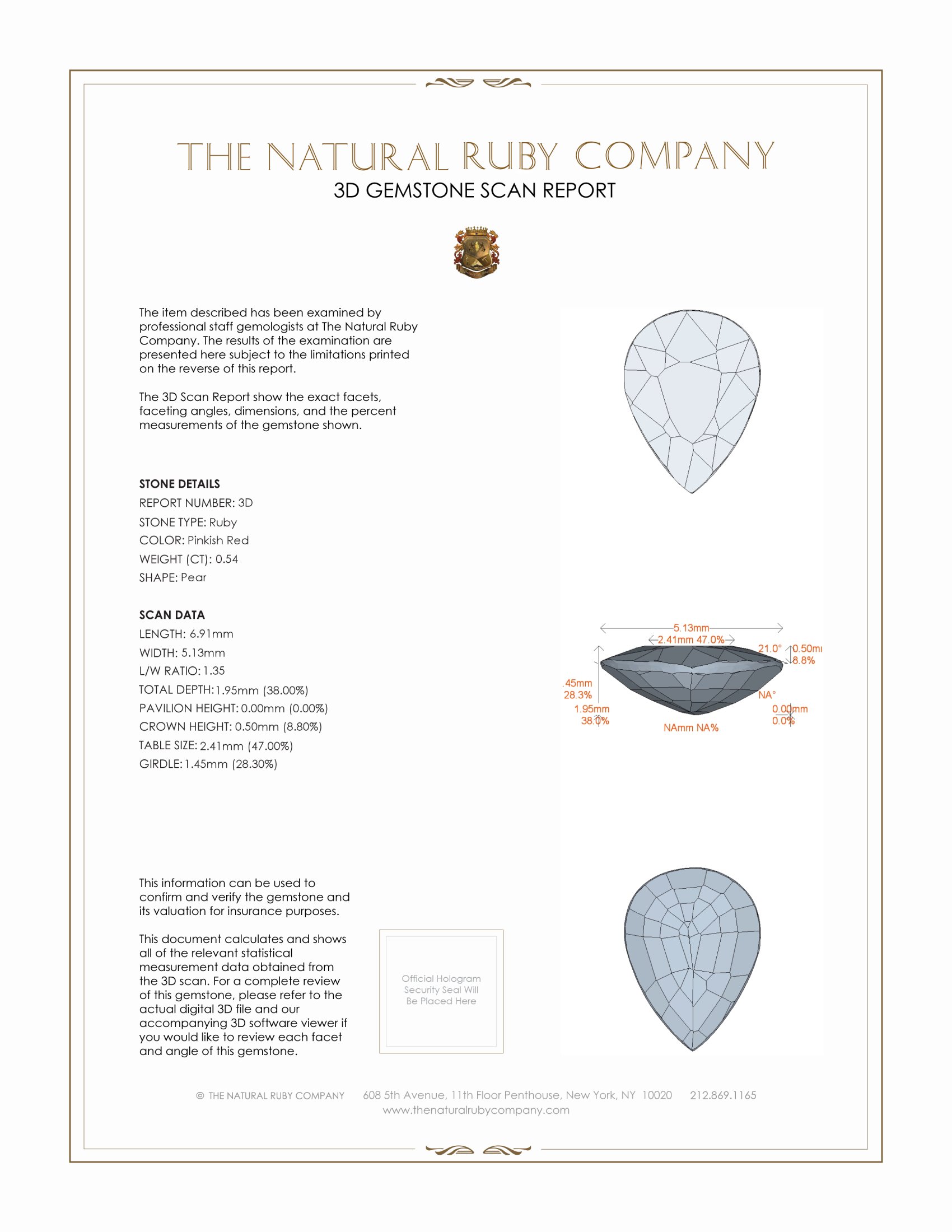 1.20 Ct.Tw. Ruby Pair from Mozambique