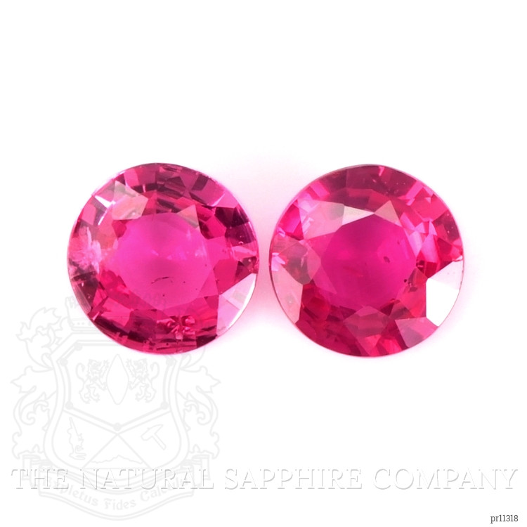0.61 Ct.Tw. Ruby Pair from Mozambique