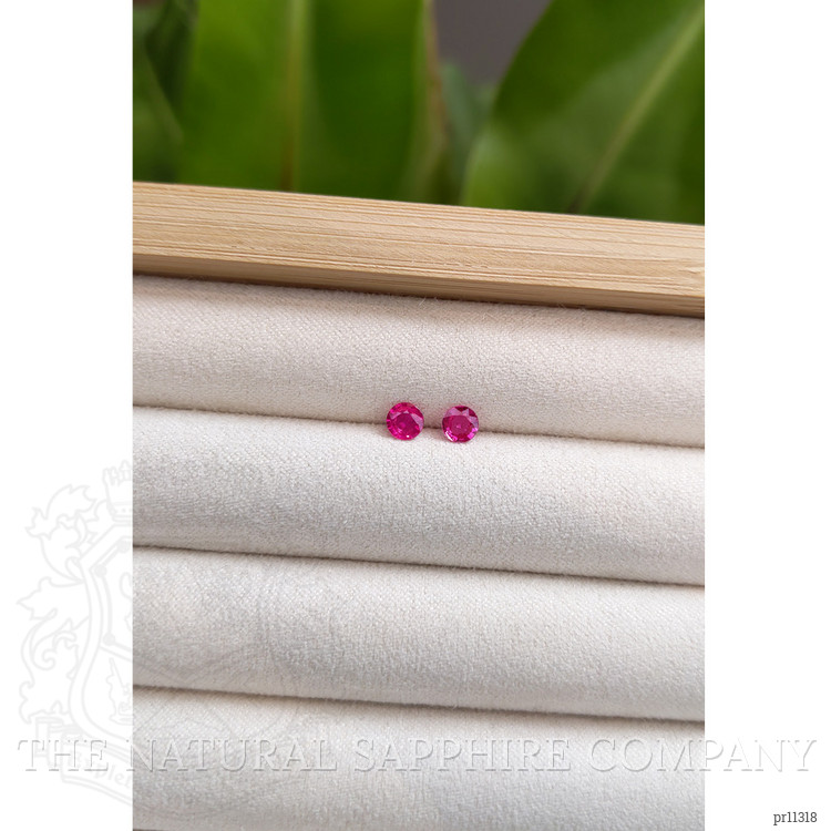 0.61 Ct.Tw. Ruby Pair from Mozambique