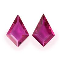 0.76 Ct.Tw.Total Carat Weight Ruby Pair from Mozambique Video