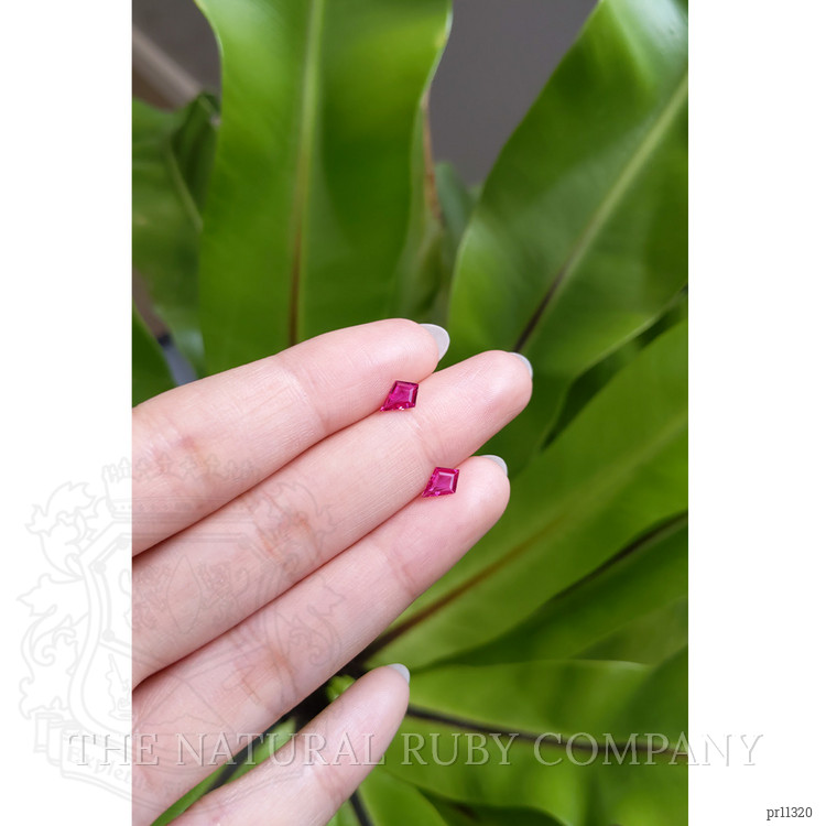 0.76 Ct.Tw. Ruby Pair from Mozambique