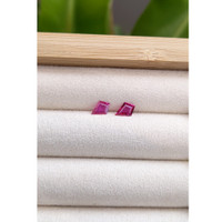 0.76 Ct.Tw.Total Carat Weight Ruby Pair from Mozambique Life Style