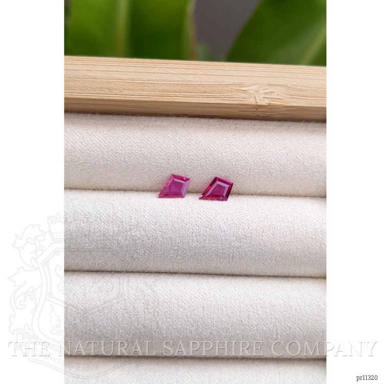 0.76 Ct.Tw. Ruby Pair from Mozambique