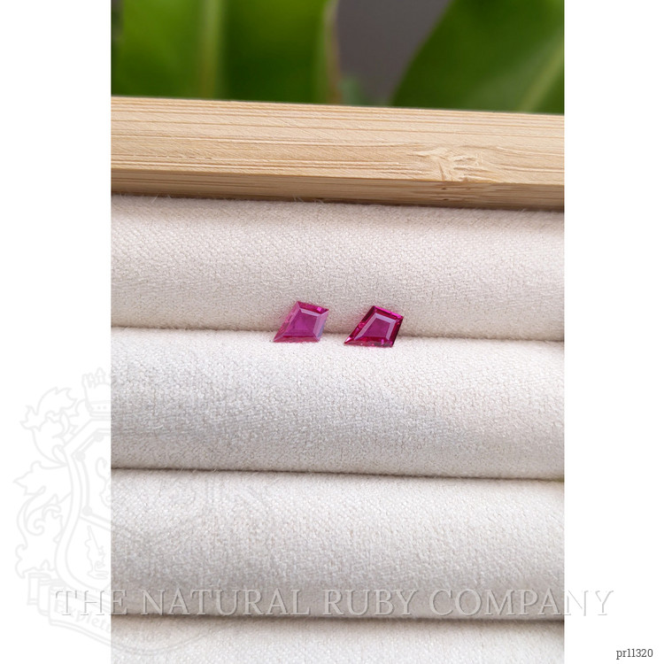 0.76 Ct.Tw. Ruby Pair from Mozambique