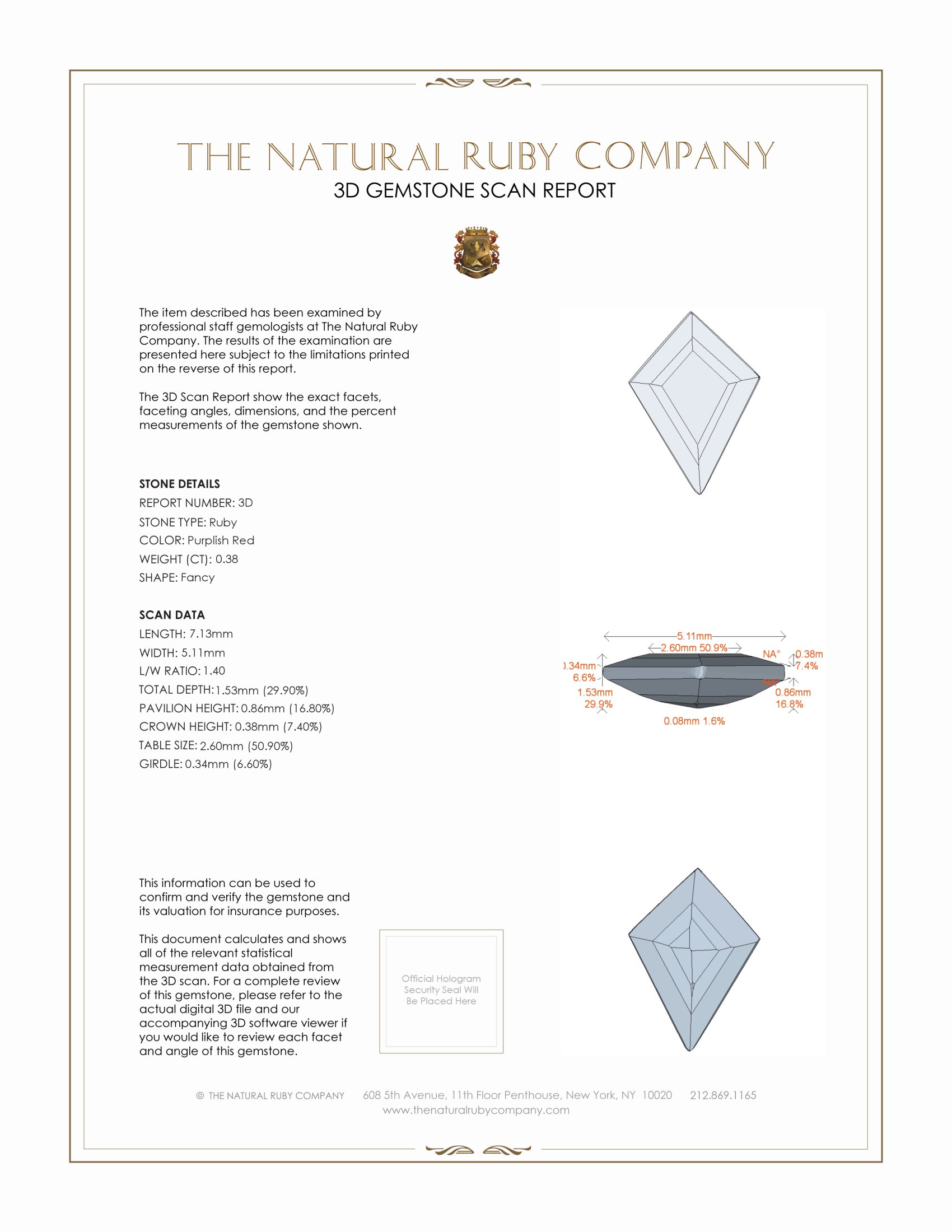 0.76 Ct.Tw. Ruby Pair from Mozambique