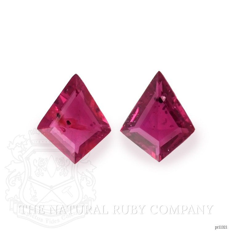 0.75 Ct.Tw. Ruby Pair from Mozambique