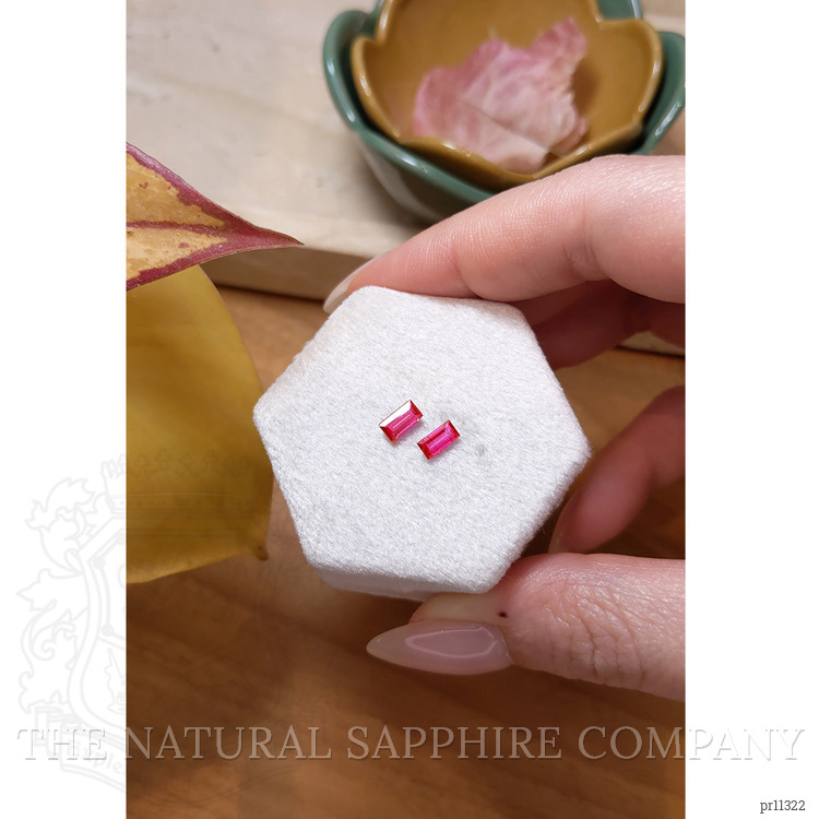 0.72 Ct.Tw. Ruby Pair from Mozambique