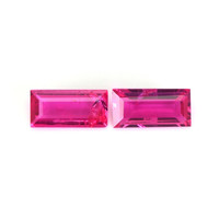 0.62 Ct.Tw.Total Carat Weight Ruby Pair from Mozambique Video
