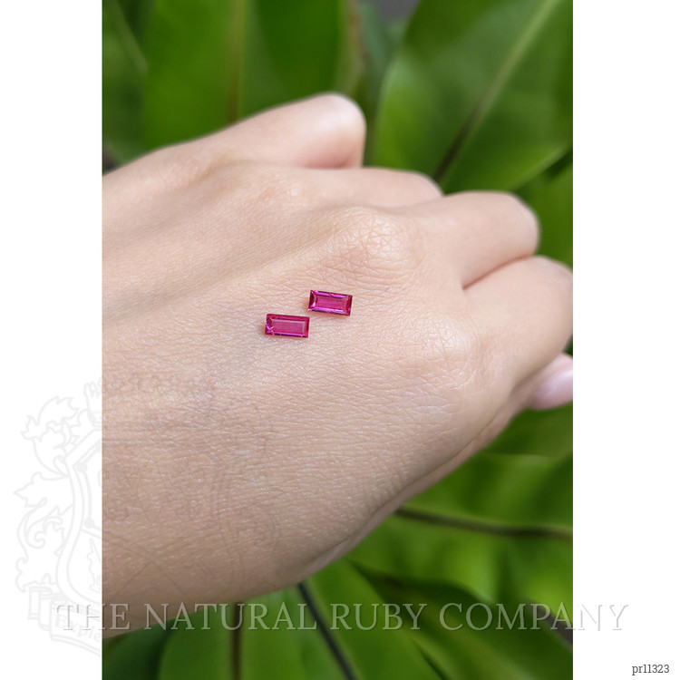 0.62 Ct.Tw. Ruby Pair from Mozambique