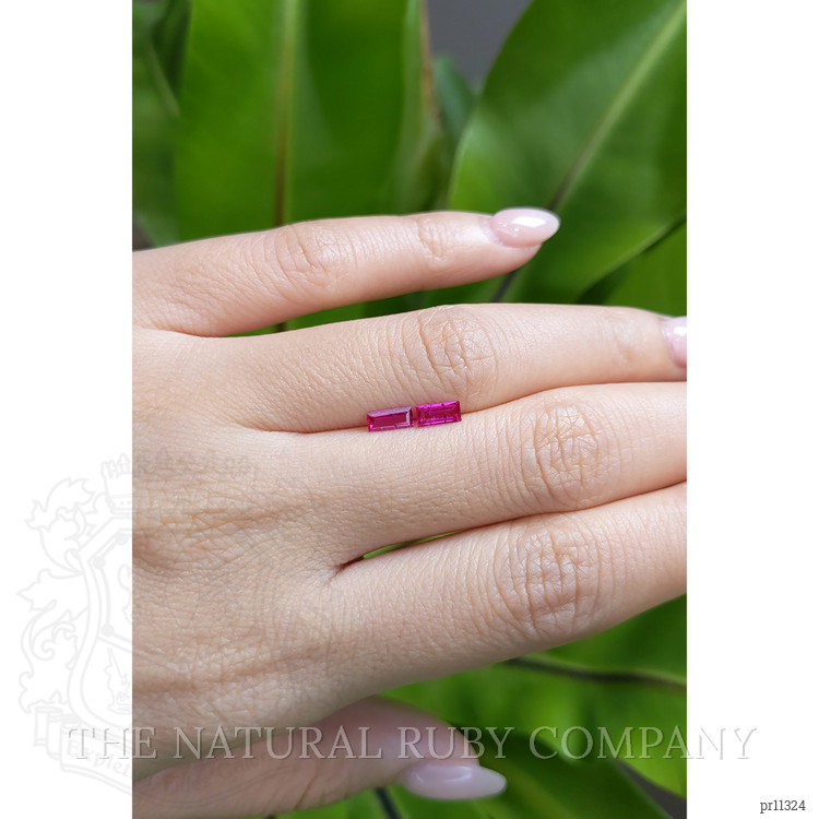 0.52 Ct.Tw. Ruby Pair from Mozambique