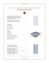 0.52&nbsp;Ct.Tw.Total Carat Weight Ruby Pair from Mozambique 3 D Scan Report