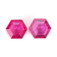 0.62 Ct.Tw.Total Carat Weight Ruby Pair from Mozambique Video