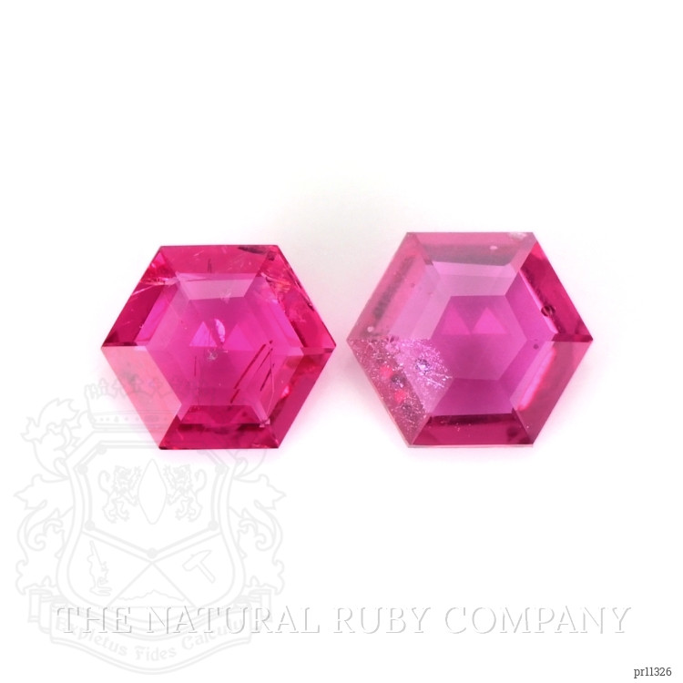 0.62 Ct.Tw. Ruby Pair from Mozambique