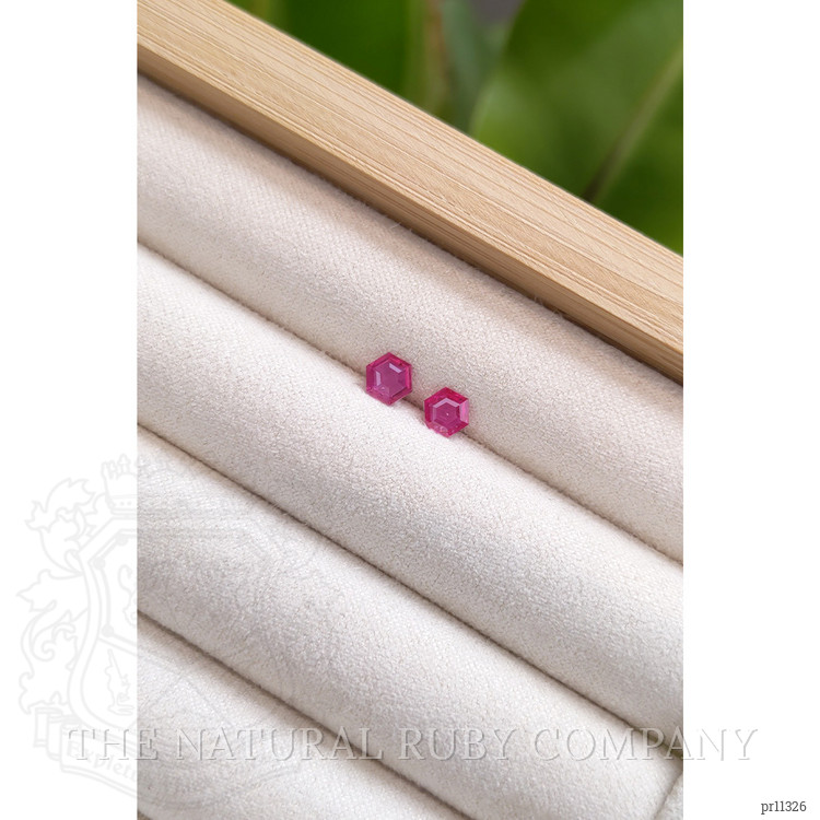 0.62 Ct.Tw. Ruby Pair from Mozambique