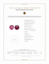 0.76 Ct.Tw.Total Carat Weight Ruby Pair from Mozambique Scan Report