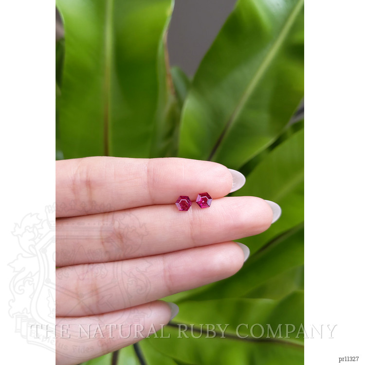 0.76 Ct.Tw. Ruby Pair from Mozambique